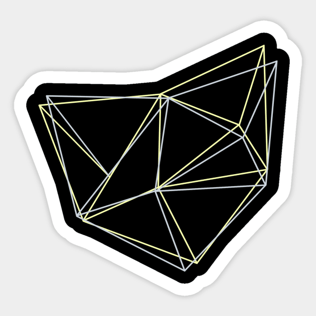 Geo Sticker by trashgoods